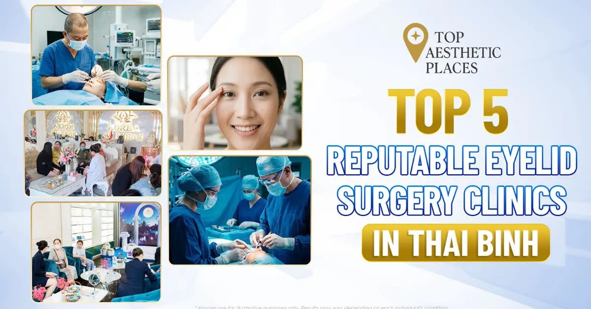 Top 5 reputable eyelid surgery clinics in Thai Binh